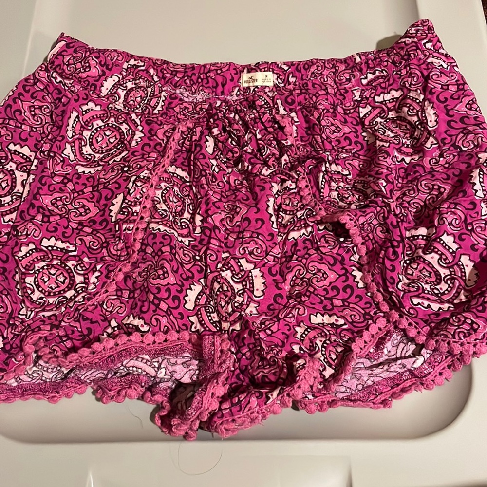Hollister Pink Flowy Shorts